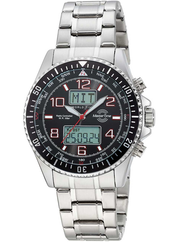Master Time MTGA-10920-22M Radio World Timer 44mm 5ATM