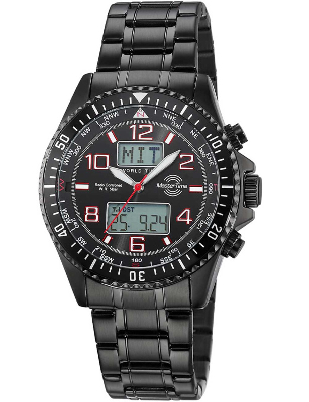 Master Time MTGA-10921-22M Radio World Timer 44mm 5ATM