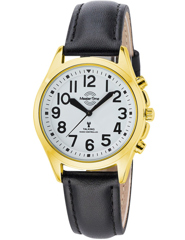 Master Time MTLA-10942-12L Talking radio-controlled clock 38mm