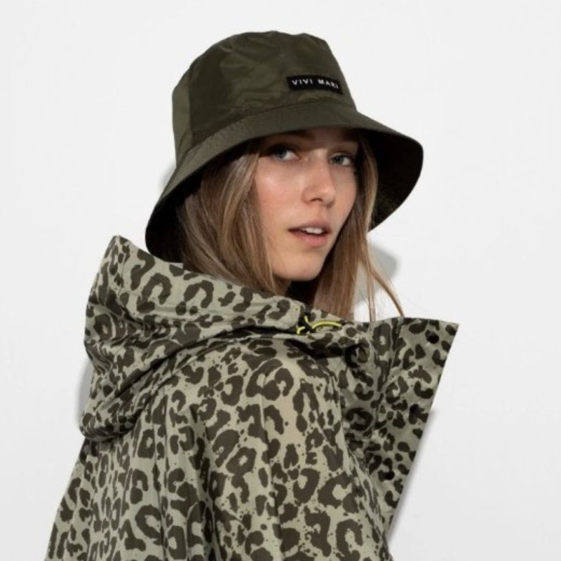 VIVI MARI Klobouk do deště - Olive