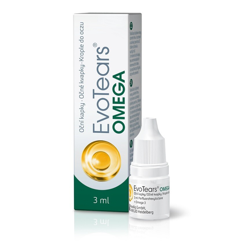 EvoTears Omega oční kapky 3 ml