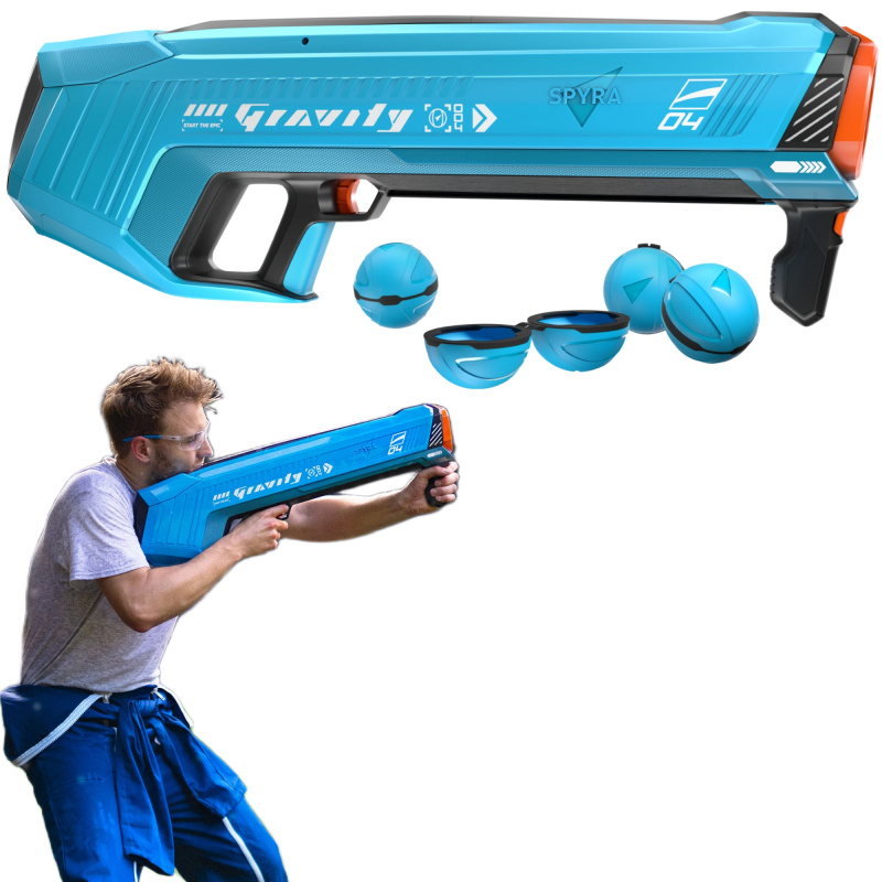 Spyra Gravity elektrický vodní blaster na opakovaně plnitelné vodní bomby