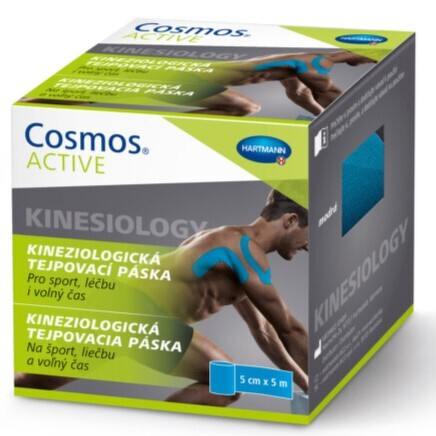 Cosmos Active - Kinezio tejp. páska modrá 5cmx5m