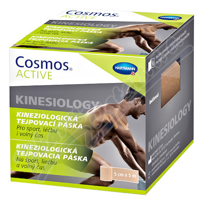 Cosmos Active Kinesiology 5 cm x 5 m tejpovací páska 1 ks béžová