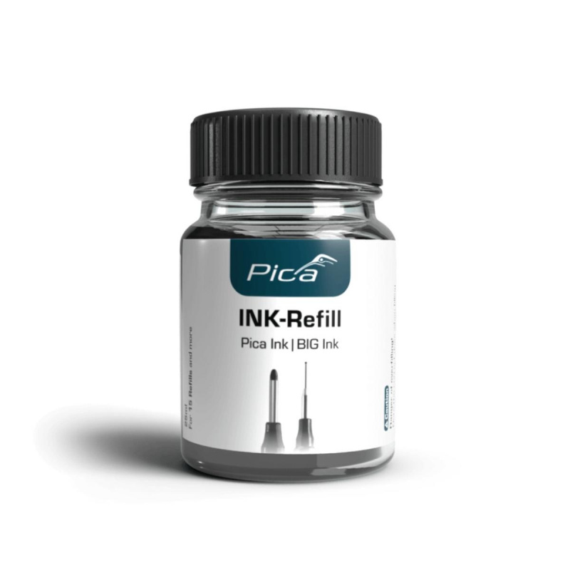 Pica | Inkoust pro plnění fixů Pica Ink a Pica Big Ink Barva: černá