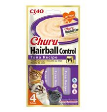 Pochoutka Churu Hairball tuňák 4x14g