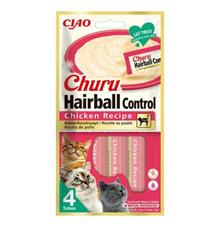 Pochoutka Churu Hairball kuřecí 4x14g