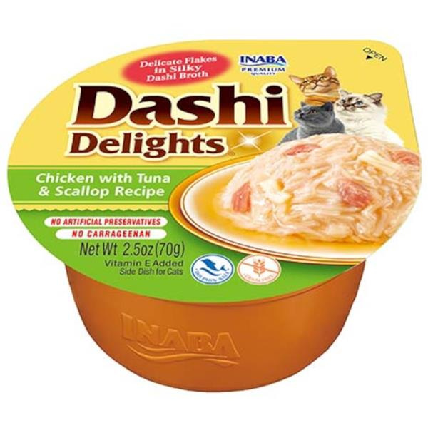 Churu Cat CIAO Dashi kuře s tuňákem a hřebenatkou 70g