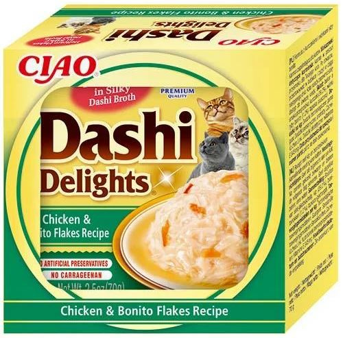 Ciao Dashi Delights Broth 70g - Kuřecí & Vločky z Makrely