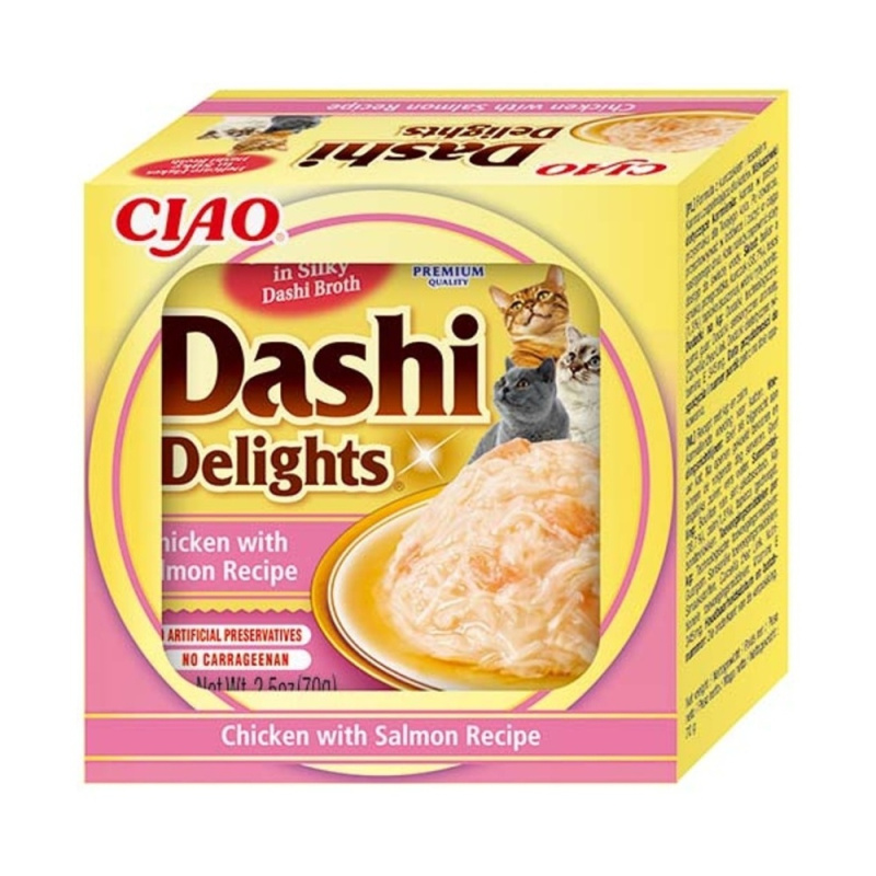 Churu Cat CIAO Dashi kuře s lososem 70g