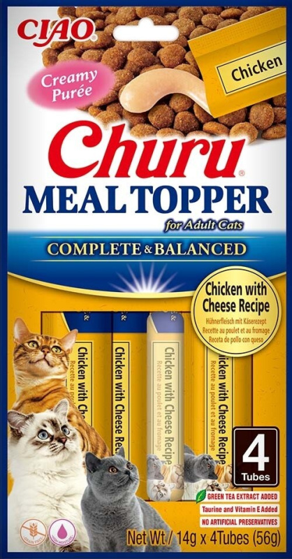 Churu Cat meal topper kuře a sýr 4x 14g