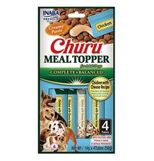 Churu Dog Meal Topper Chicken with Cheese Recipe  4x14g