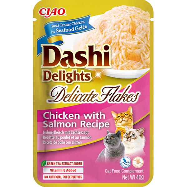 Churu Dashi Delights Delicate kaps.kuře,losos 40 g