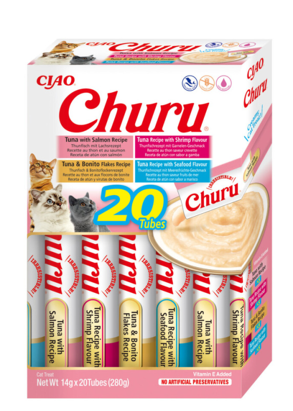 Churu Cat BOX Seafood Variety 20x14g