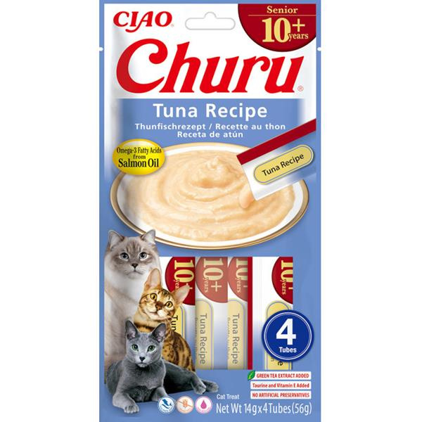 Churu Senior cat snack tuňák 4x 14g