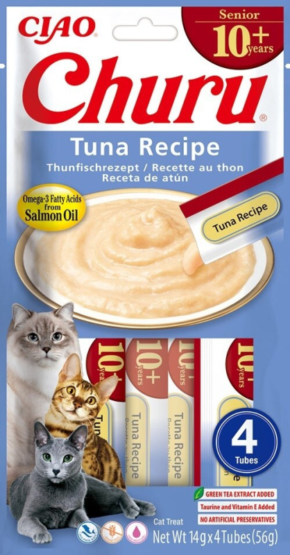 Churu Senior cat snack tuňák 4x 14g