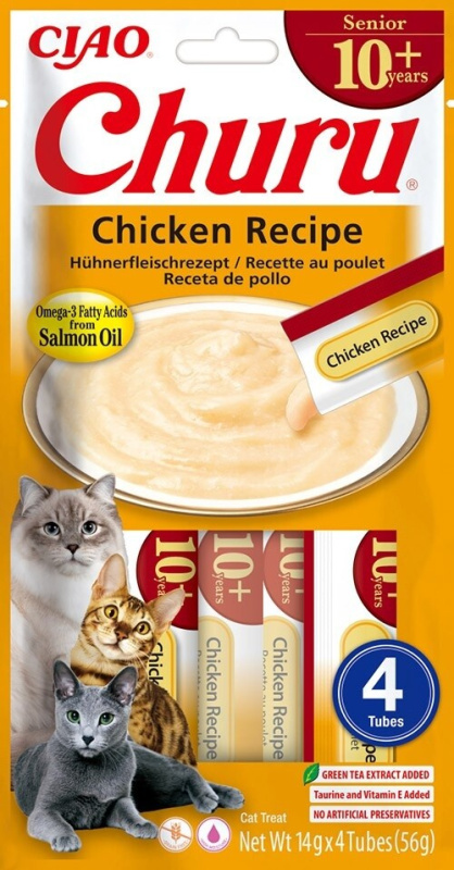 Churu Senior cat snack kuře 4x 14g