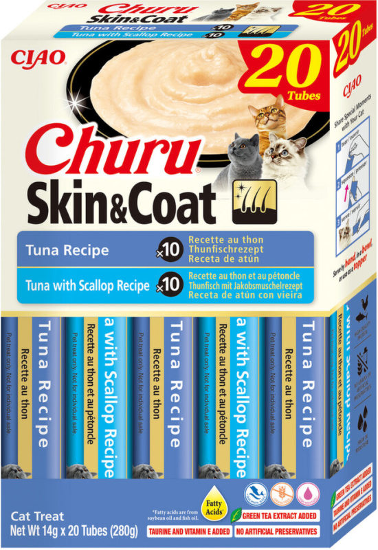 Inaba Churu Skin & Coat tuňák multipack 20 x 14g