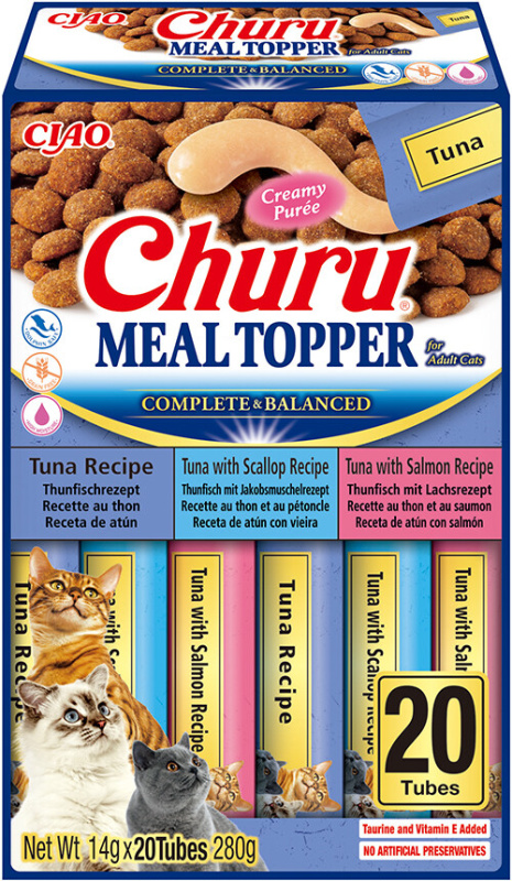 Inaba Churu Cat meal topper tuňák multipack 20x14g