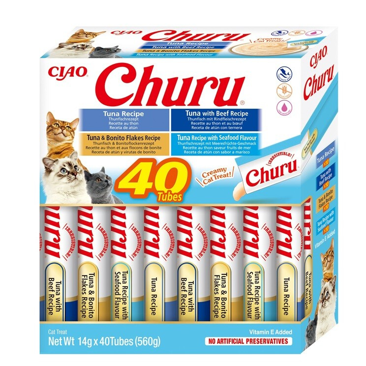 Churu Cat BOX Tuna Variety  40x14g