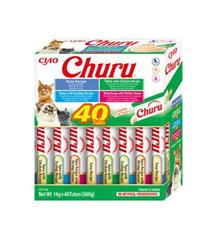 Churu Cat BOX Tuna Seafood Variety Churu Cat BOX Tuna Seafood Variety 40x40g