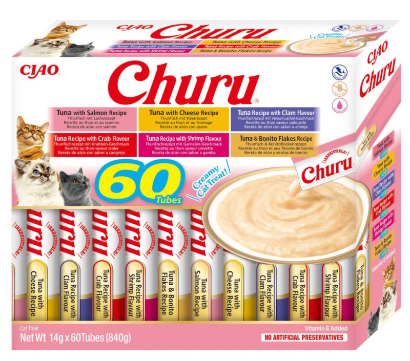 Churu Cat BOX Tuna Variety  60x14g
