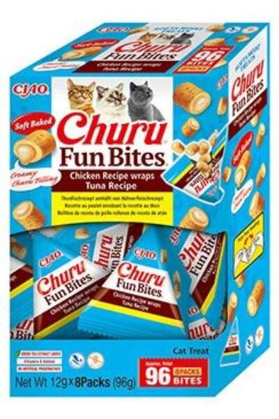 Inaba Churu Fun Bites cat snack kuře&tuňák 96 g