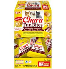Inaba Churu Fun Bites cat snack tuňák&sýr 96 g