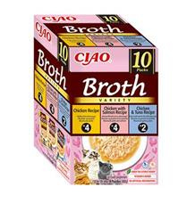 Churu Cat BOX Broth Chick&Chick.Salm&Chick.Tuna  10x40g