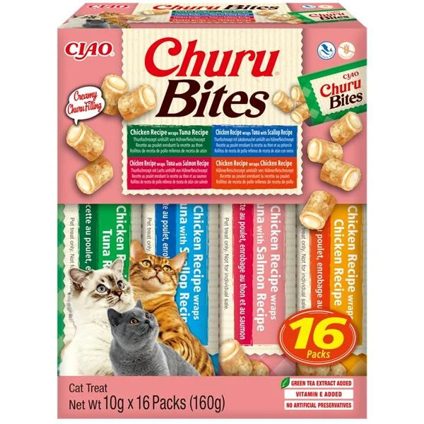 Inaba Churu Bites cat snack mix 16x10g