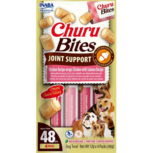 Churu Bites Joint Support dog snack kuře a losos 4 x 12 g