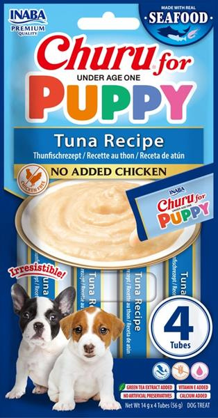 Inaba Churu dog snack Puppy tuňák 4x14 g