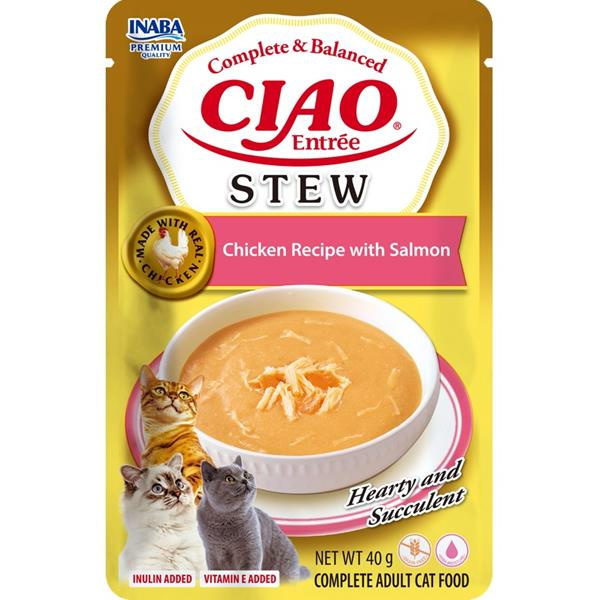 Churu Ciao Entrée Stew kuře a losos 40 g