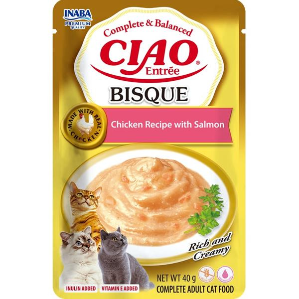 Churu Ciao Entrée Bisque kuře a losos 40 g