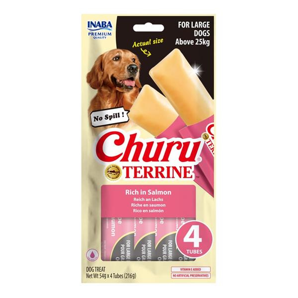 Inaba Churu Terrine Large Dog losos 4x54g