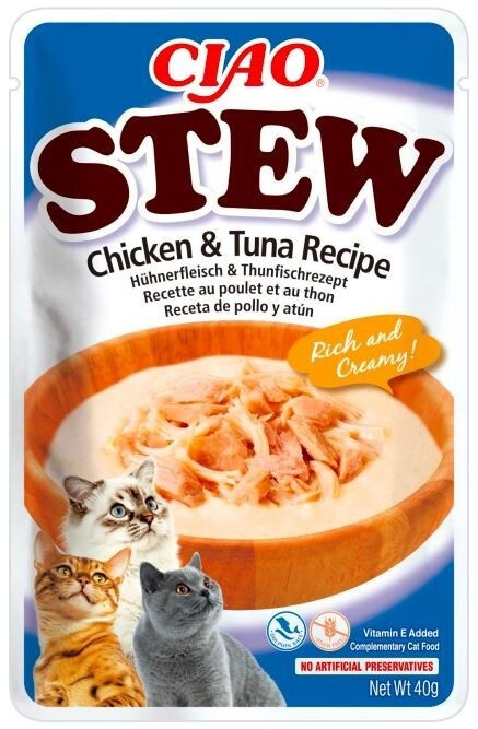 Ciao Stew Pouch 40g - Kuřecí s Tuňákem