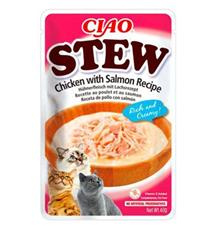 Ciao Stew Pouch 40g - Kuřecí s Lososem