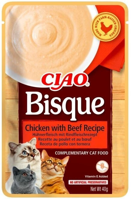 Churu Cat CIAO Bisque Chicken with Beef Recipe 40g