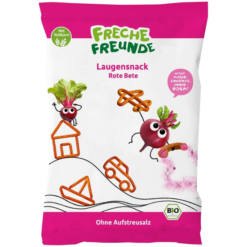 Freche Freunde BIO Křupavé tvary s červenou řepou