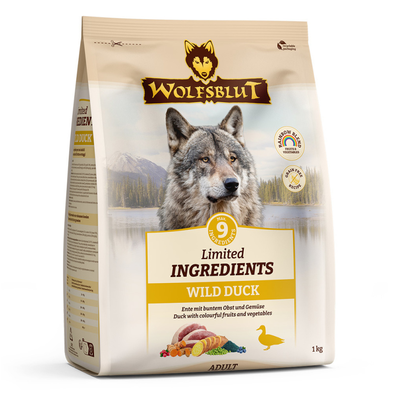 Wolfsblut Limited Ingredients Wild Duck Adult 1kg - kachna s batáty