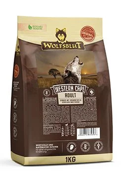 Wolfsblut Western Cape Adult 1kg - pštros a banán