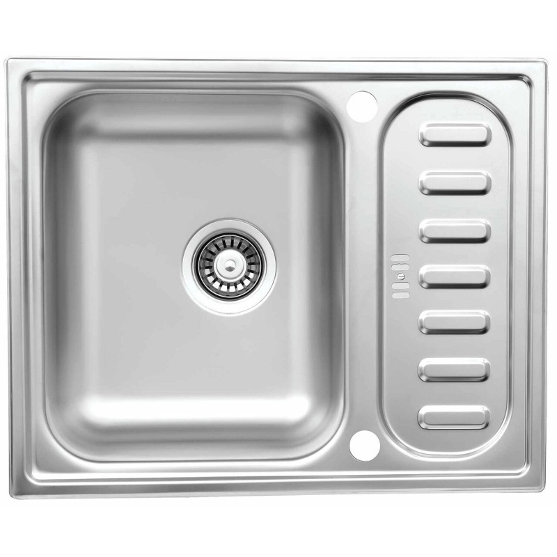 Respekta Nerezový dřez Riverside, 61,5 x 50 cm