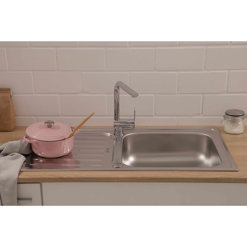 Respekta Nerezový dřez Riverside, 100 x 50 cm