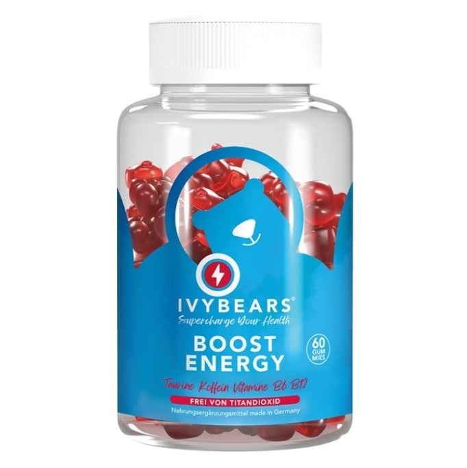 IvyBears Boost Energy vitamíny na energii, 60 ks