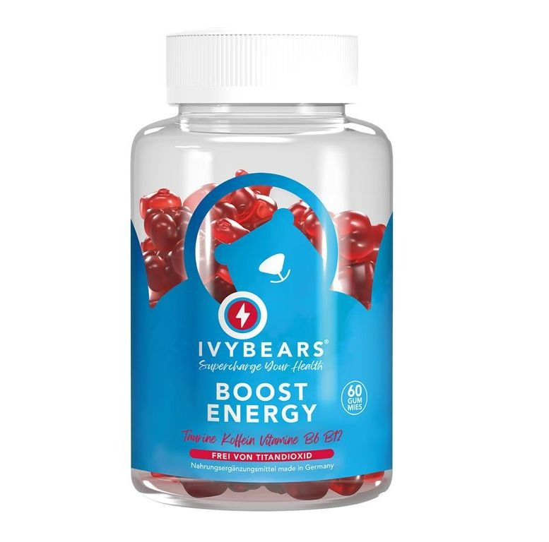 IvyBears Boost Energy vitamíny na energii, 60 ks