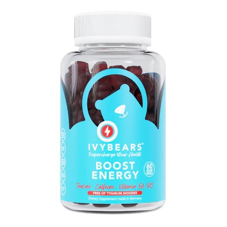 IvyBears Boost Energy vitamíny na energii, 60 ks