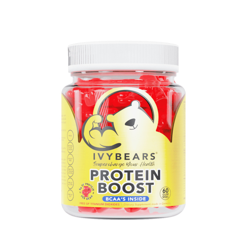 IvyBears Protein Boost vitamíny pro zlepšení výkonu, 60 ks