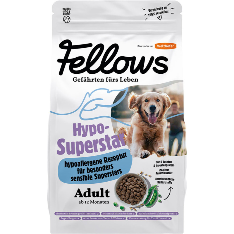 Fellows Hypoalergenní hmyzí granule, 8 kg