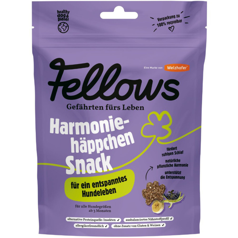 Fellows Hmyzí funkční pamlsky na uklidnění a spánek, 125 g