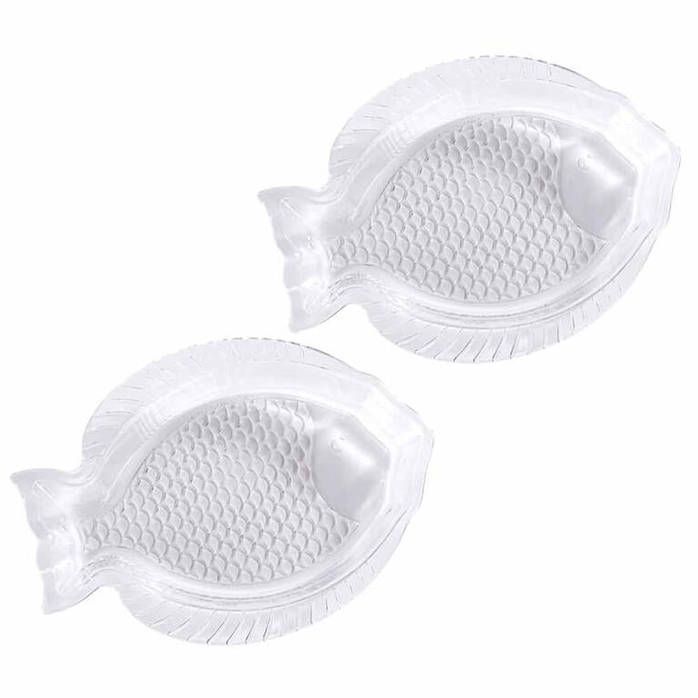 Sada skleněných talířů RYBA 24 x 17 cm 2 ks